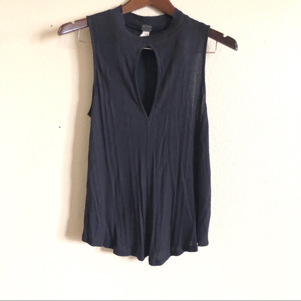 Sleeveless Black Tank Top Free People